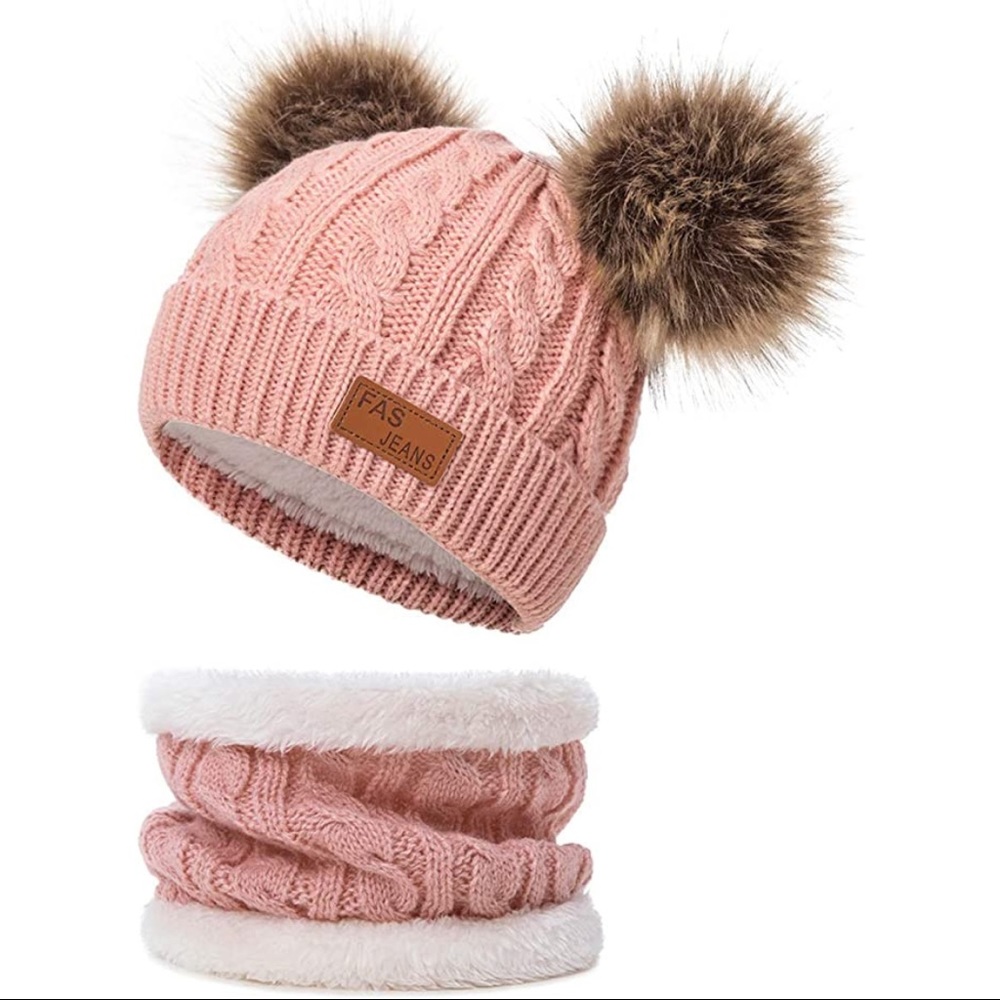 Hat Scarf Set for baby girl infant (0-24 Months)